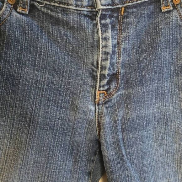 Vintage GAP Jeans Women’s Size 6 Blue Low Rise Bootcut Flare Stretch Denim Y2K - Picture 13 of 14